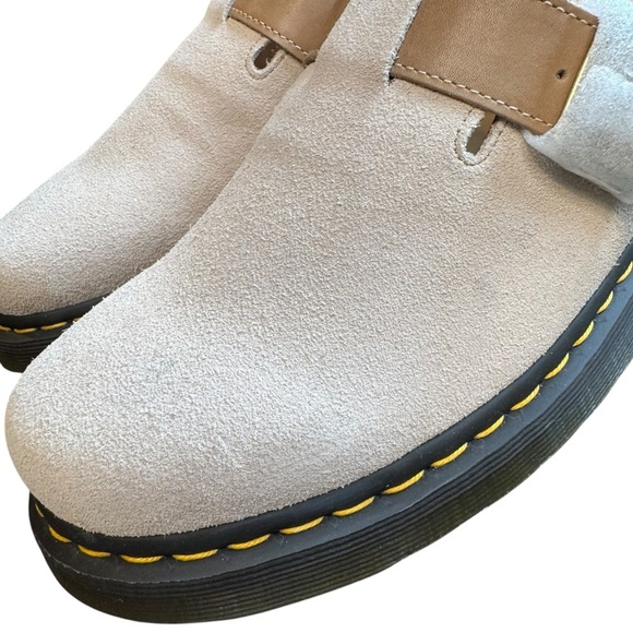 NWT Dr Martens JORGE II SUEDE SLINGBACK MULES Size Men's 11 Parchment Beige - Picture 9 of 9
